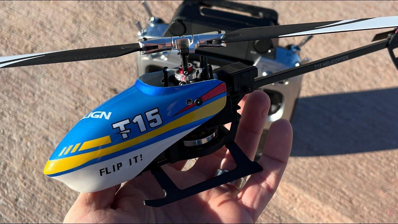 Alan Szabo Jr. ALIGN T15 Direct Drive Heli Prototype Test Flight