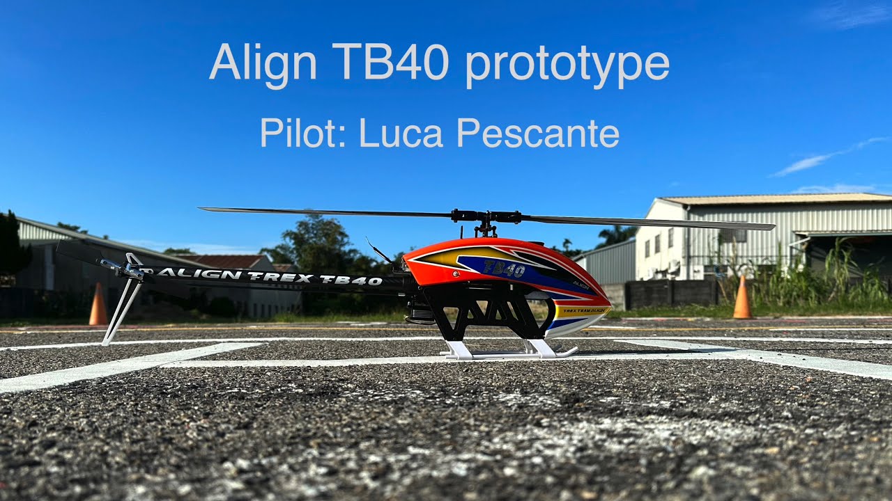 Luca Pescante Flight Testing ALIGN TB40 Prototype in Taiwan