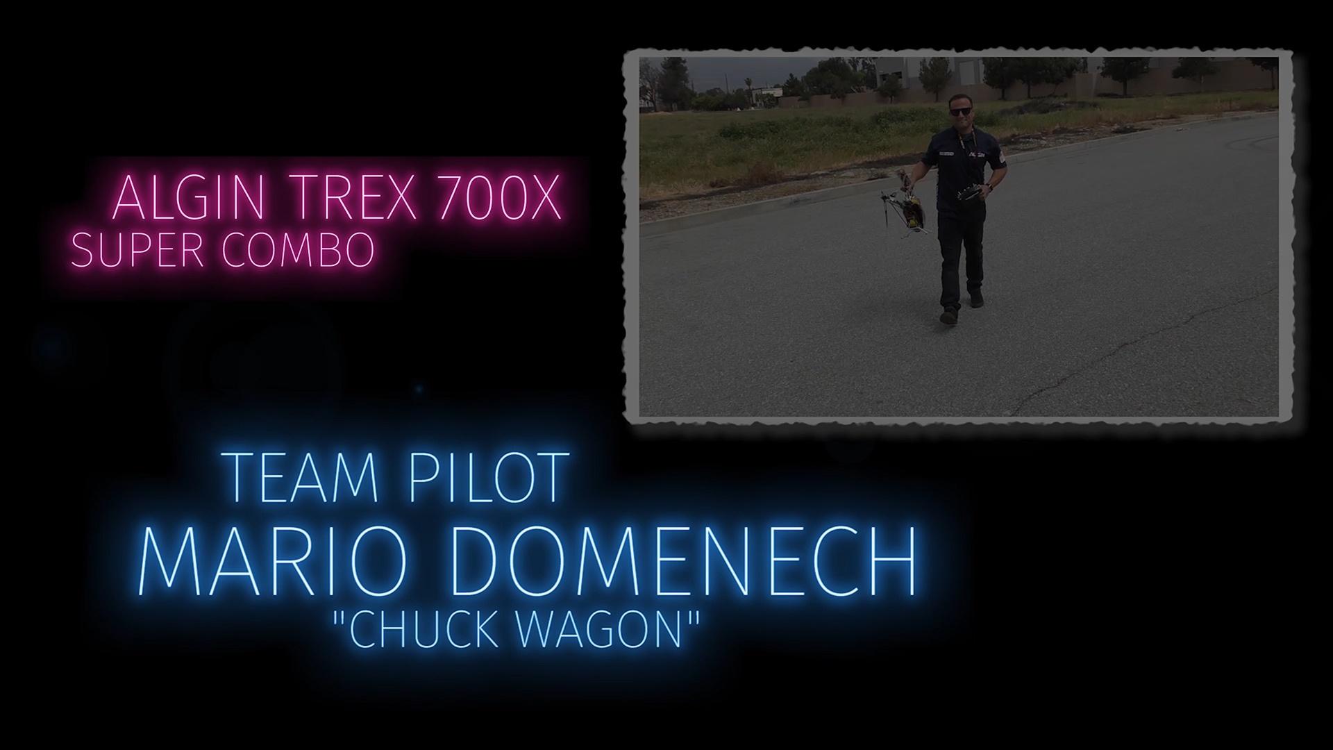 Mario "Chuck Wagon" Domenech Align TREX 700X March 26 2017