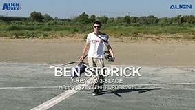 Ben Storick TREX 700 3 Blade Setup Helis Buzzin The Border 2016
