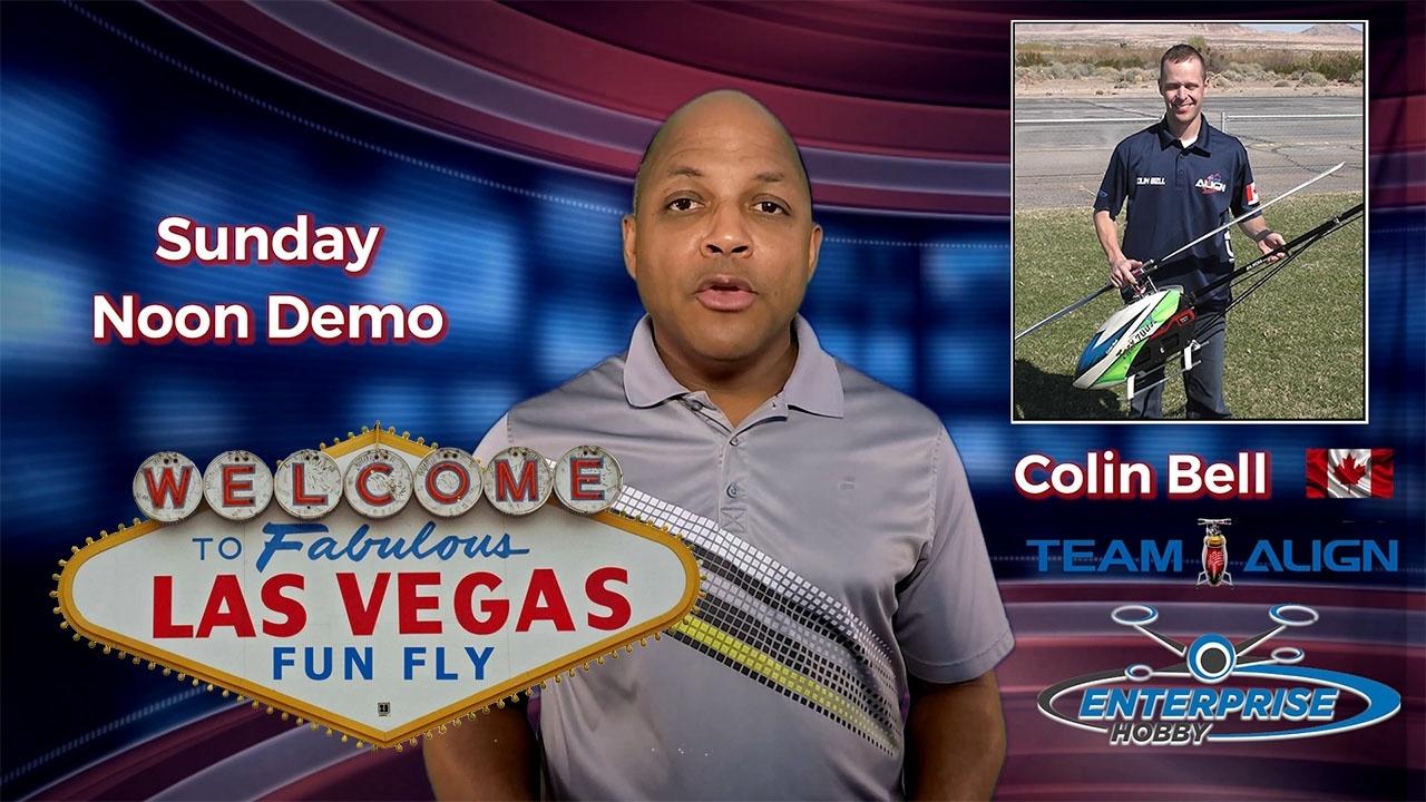 Colin Bell Align TREX 700X Sunday Demo Flight 1 at the Fabulous Las Vegas FunFly 2017
