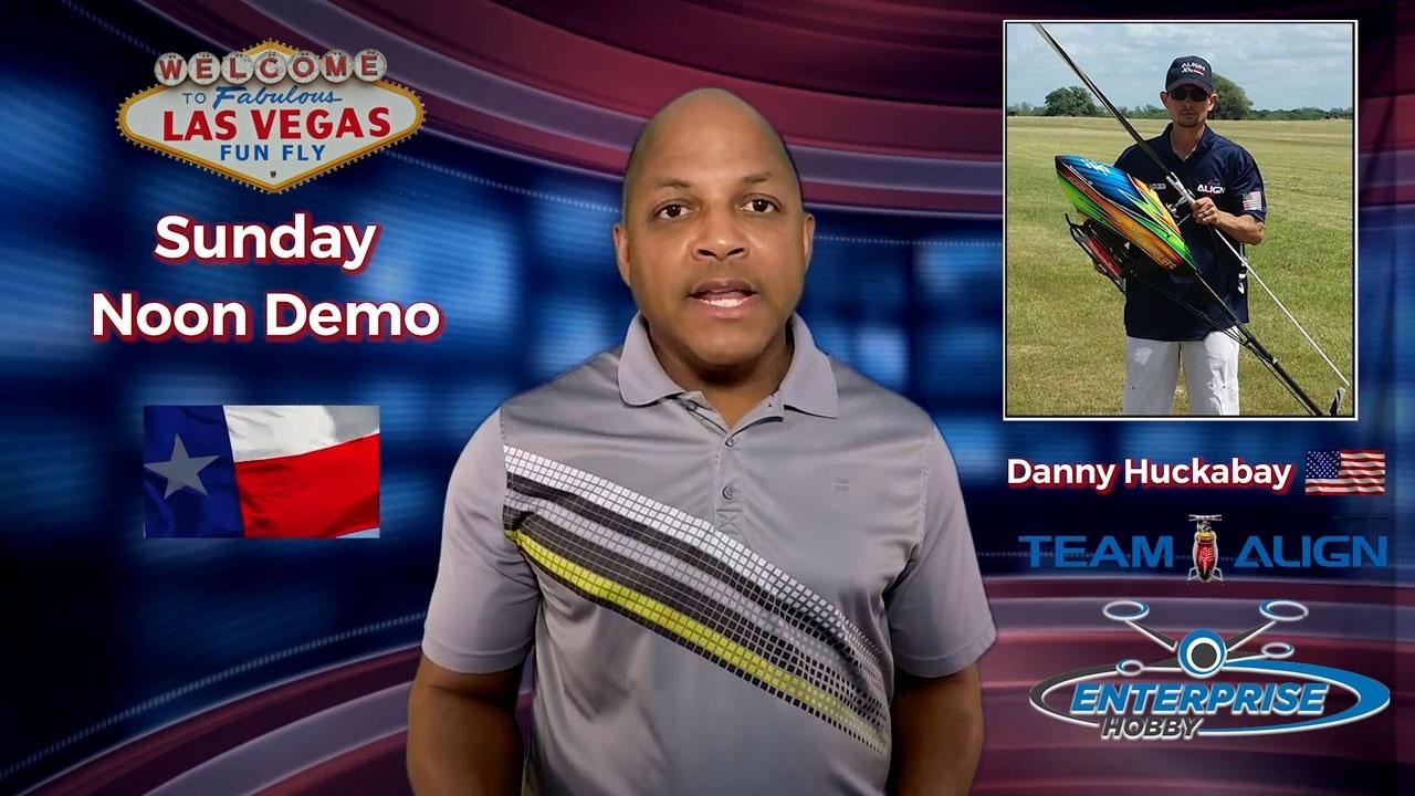 Danny Huckabay Align TREX 470L Sunday Demo Fabulous Las Vegas FunFly 2017