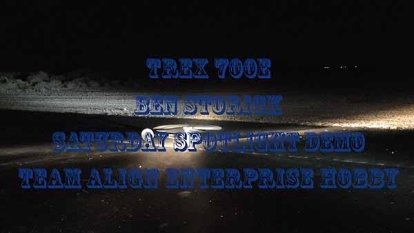 Ben Storick spotlight TREX 700E Southwest Heli Rodeo 2016