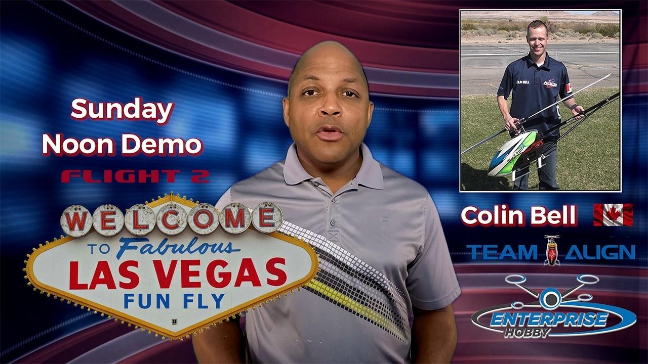 Colin Bell Align TREX 700X Sunday Demo Flight 2 at the Fabulous Las Vegas FunFly 2017