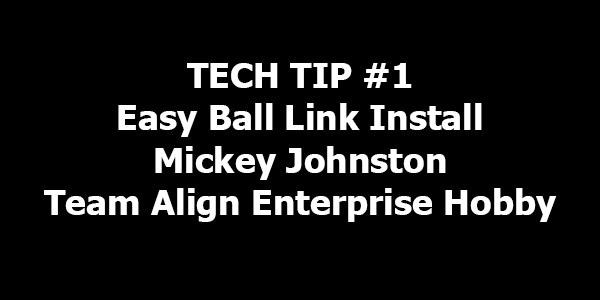 Tech Tip #1 Easy Way To Thread Ball Links