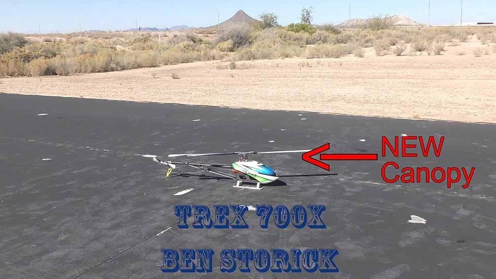 Ben Storick "The Gambler" TREX 700X Trims Bushes Southwest Heli Rodeo 2016