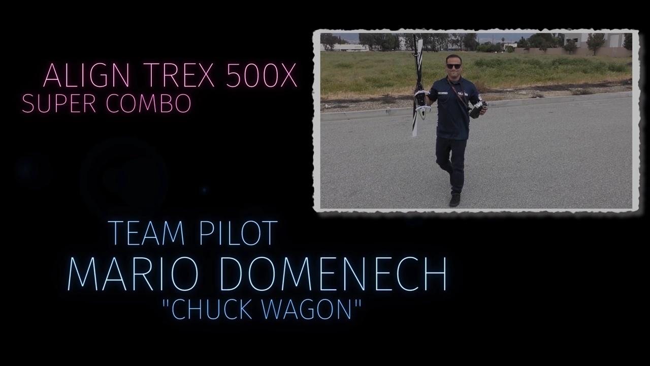 Mario "Chuck Wagon" Domenech Align TREX 500X March 26 2017