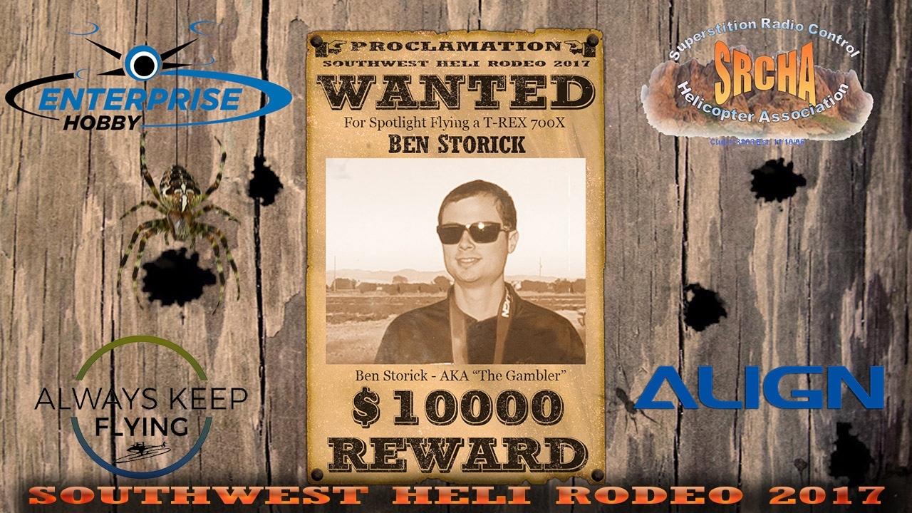 Ben Storick Friday T-REX 700X Southwest Heli Rodeo 2017