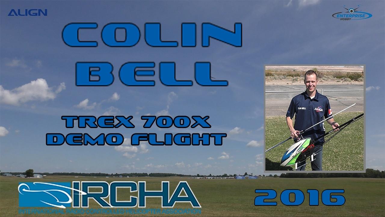 Colin Bell demo's the NEW T-REX 700X at IRCHA 2016