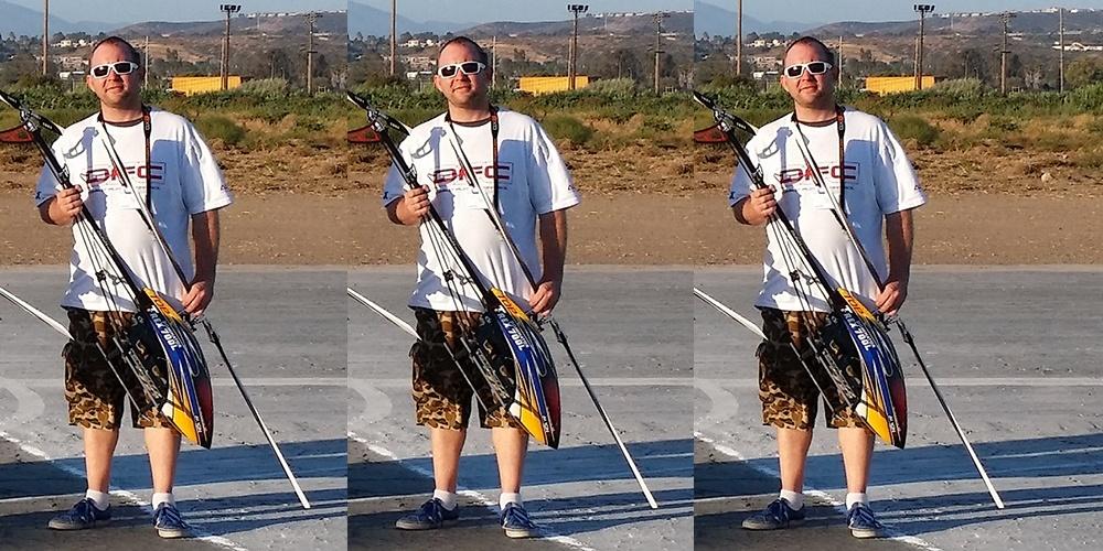 Mark Meeks TREX 800E Helis Buzzin The Border 2016