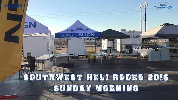 Early Sunday morning look at Southwest Heli Rodeo 2016 field