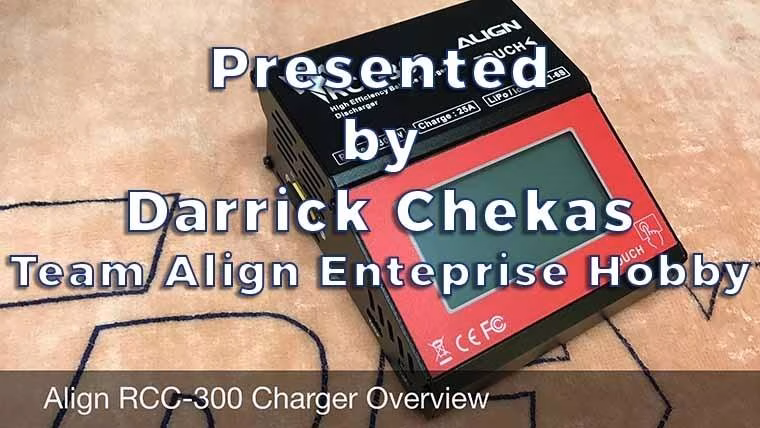 RCC 300 Intelligent Battery Charger Review by Darrick Chekas