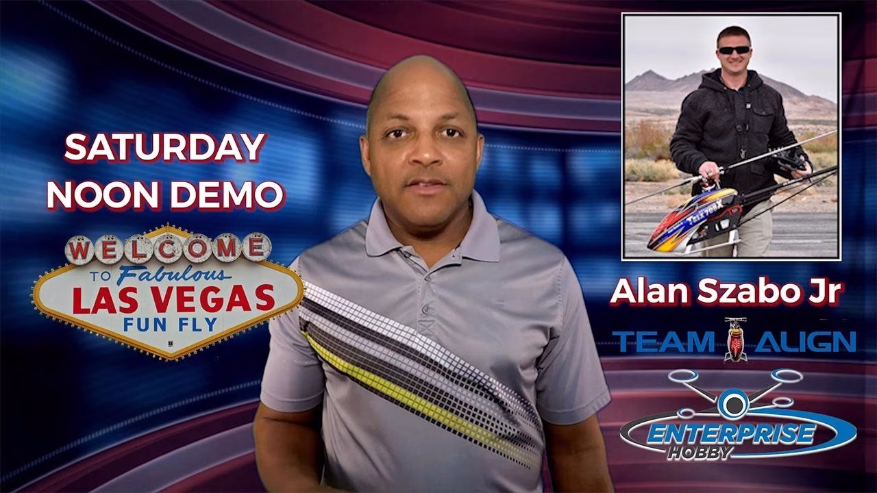 Alan Szabo Jr TREX 700X Saturday Noon Demo at the Fabulous Las Vegas FunFly 2016