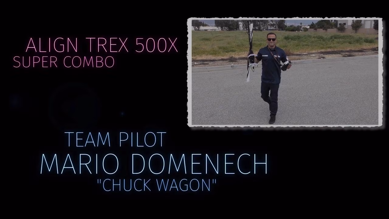 Mario "Chuck Wagon" Domenech Align TREX 500X March 26 2017