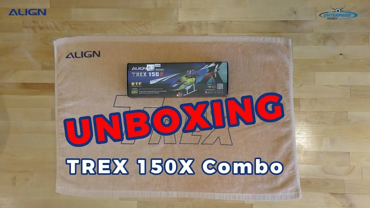 Unboxing TREX 150X Combo RH15E06X from Align