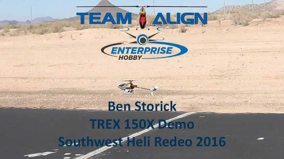 Ben Storick The Gambler TREX 150X Southwst Heli Rodeo 2016