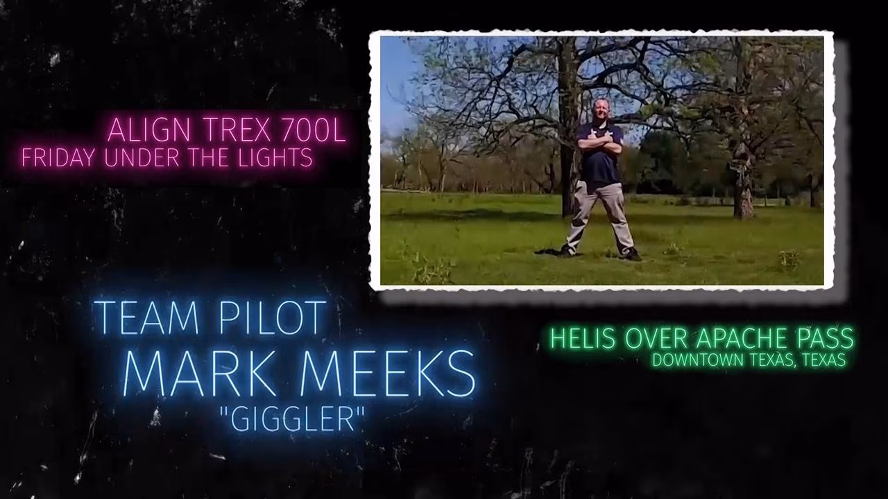 Mark Meeks Align TREX 700L Night Flight Helis Over Apache Pass 2017