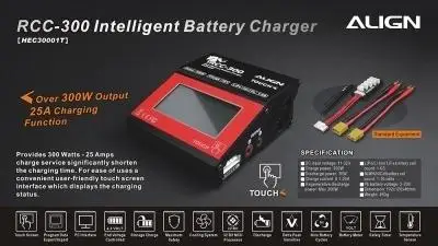 RCC-300 Intelligent Battery Charger Unboxing Enterprise Hobby Align