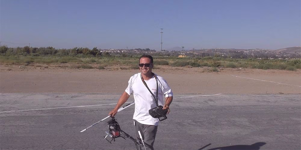 Mario Domenech TREX 600N Helis Buzzin The Border 2016