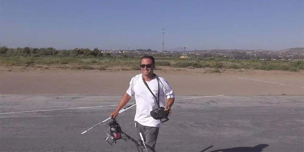 Mario Domenech TREX 600N Helis Buzzin The Border 2016